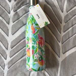 Lilly Pulitzer Floral Insulated Bottle - Green and Pink